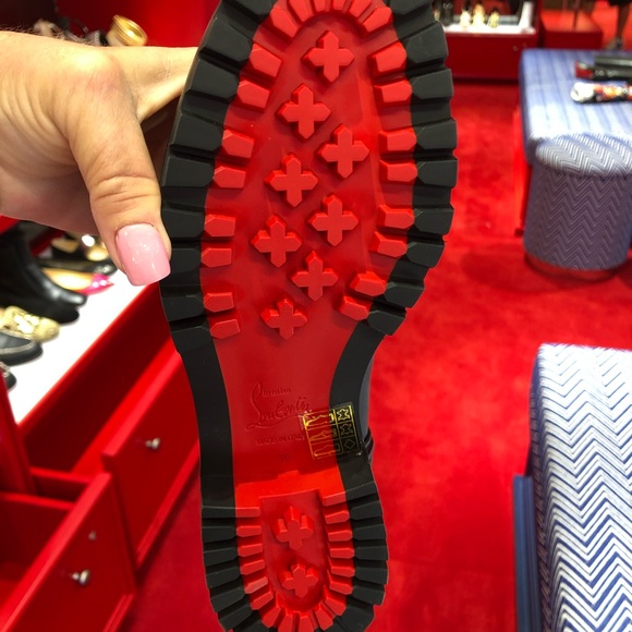 Christian Louboutin flat nappa boots - Picture 4 of 9